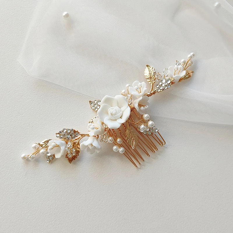Nadia Boho Vine Hair Comb - Lizabetha Parker