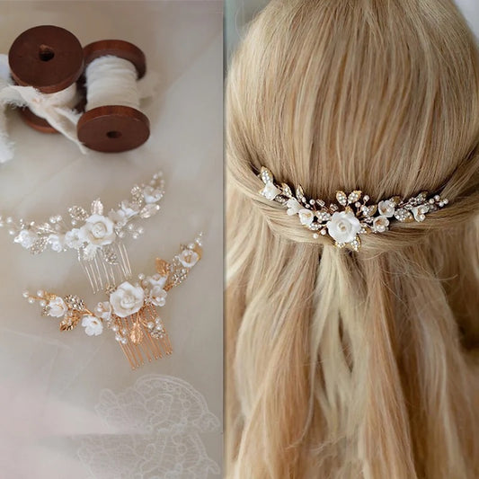 Nadia Boho Vine Hair Comb - Lizabetha Parker