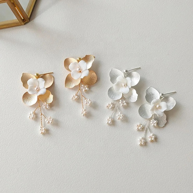 Val Flower Earring - Lizabetha Parker