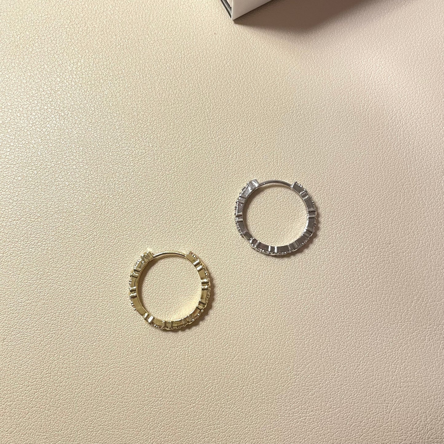 Maddy Silver Hoops Earring - Lizabetha Parker