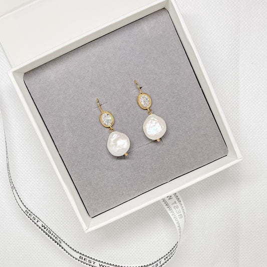 Boucle d'oreille en perles Clara