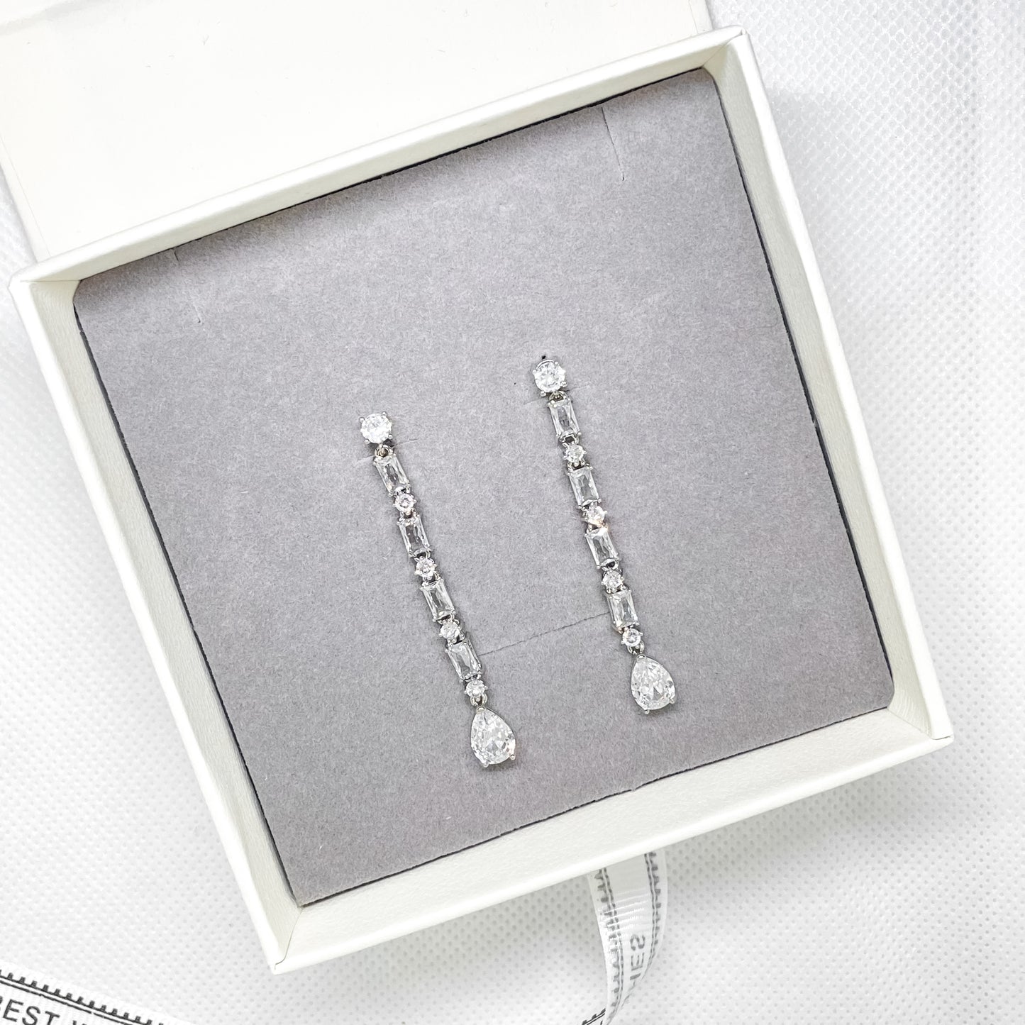 Boucles d'oreilles Chloe Silver CZ