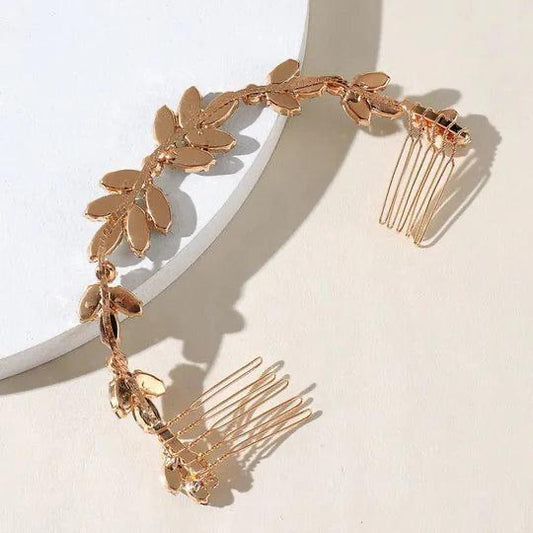 Peigne à cheveux en opale Claire Bridal