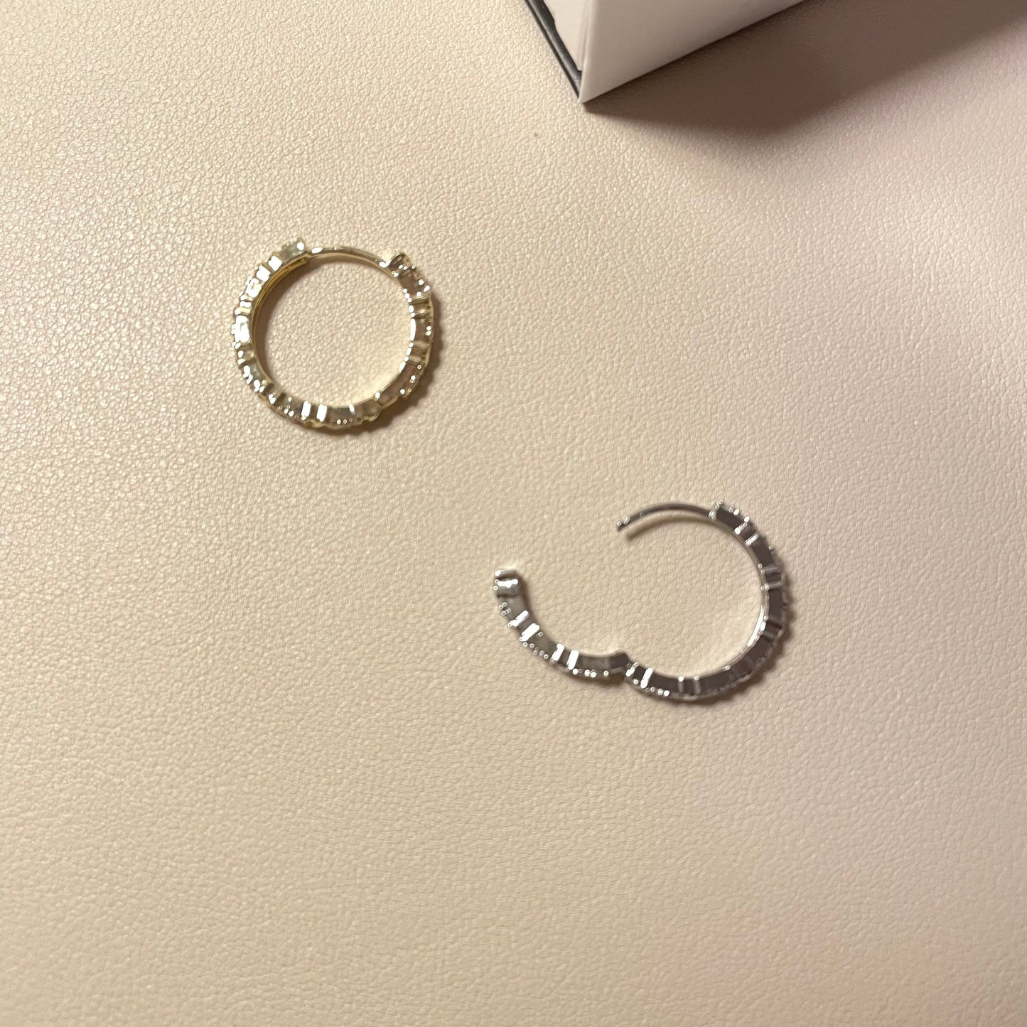 Maddy Silver Hoops Earring - Lizabetha Parker