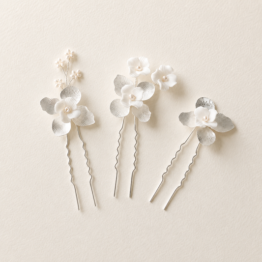 Épingles à cheveux de mariée Val Flower