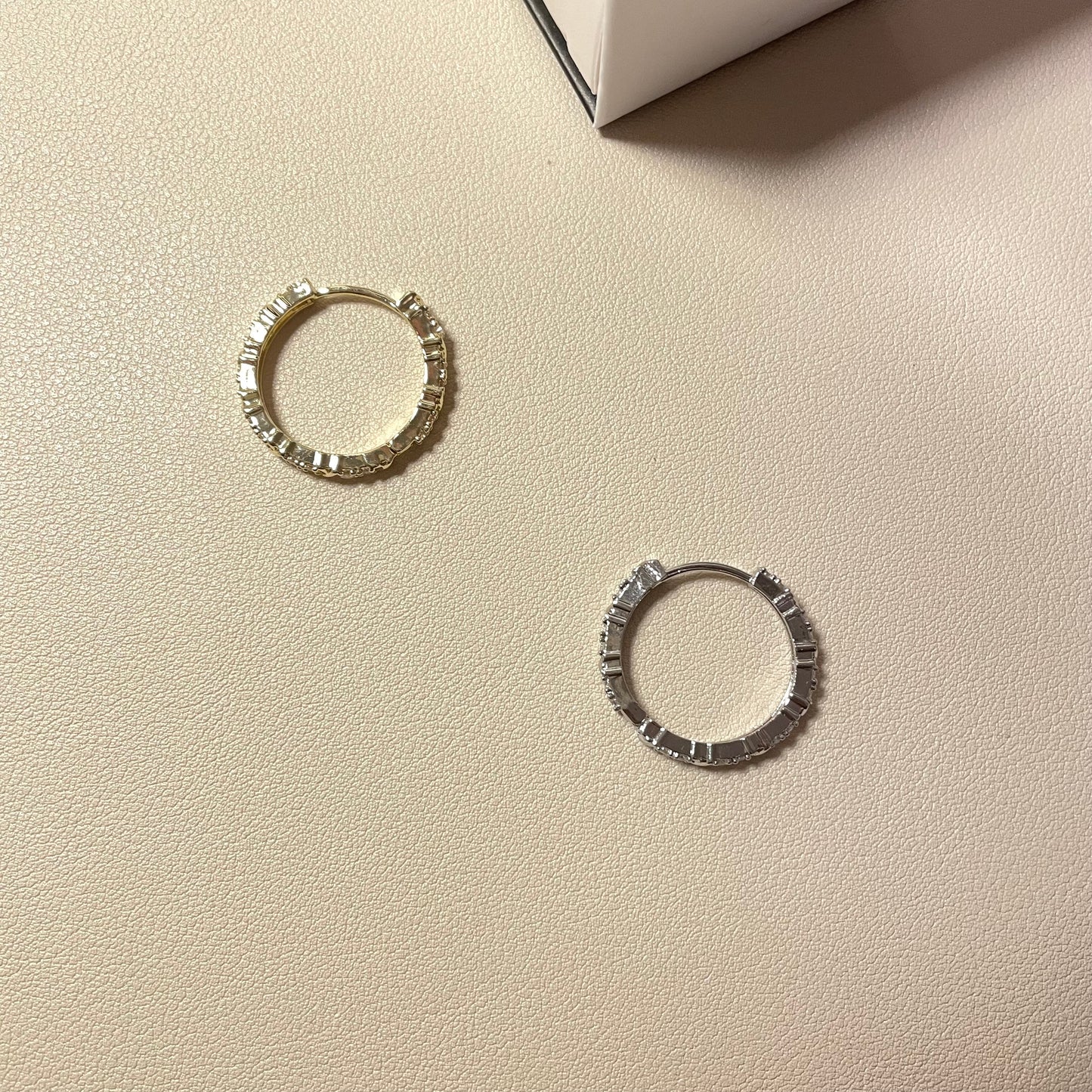 Maddy Silver Hoops Earring - Lizabetha Parker
