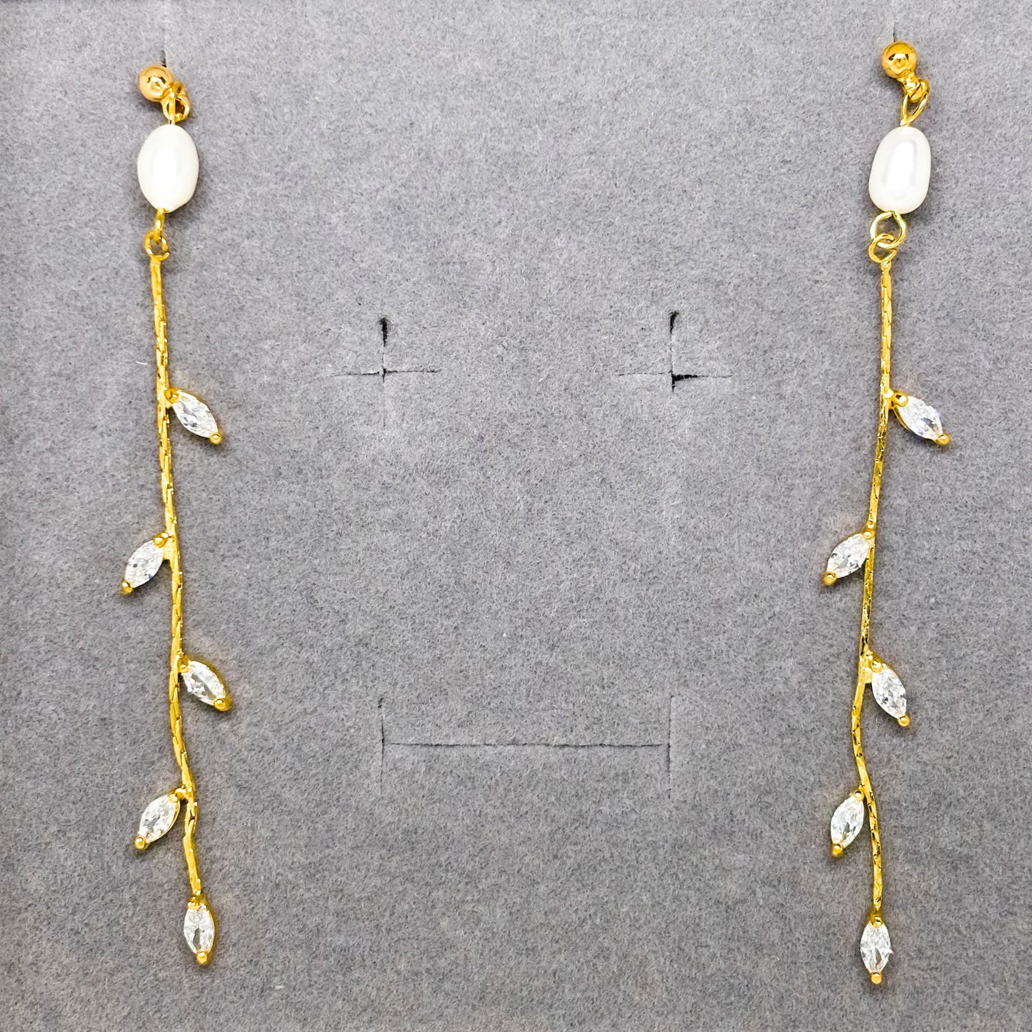 Boucle d'oreille en perles Riley Drop