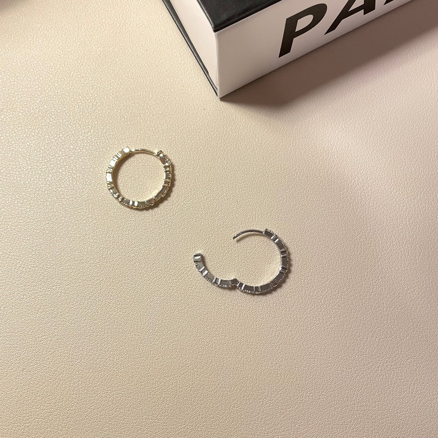 Maddy Silver Hoops Earring - Lizabetha Parker