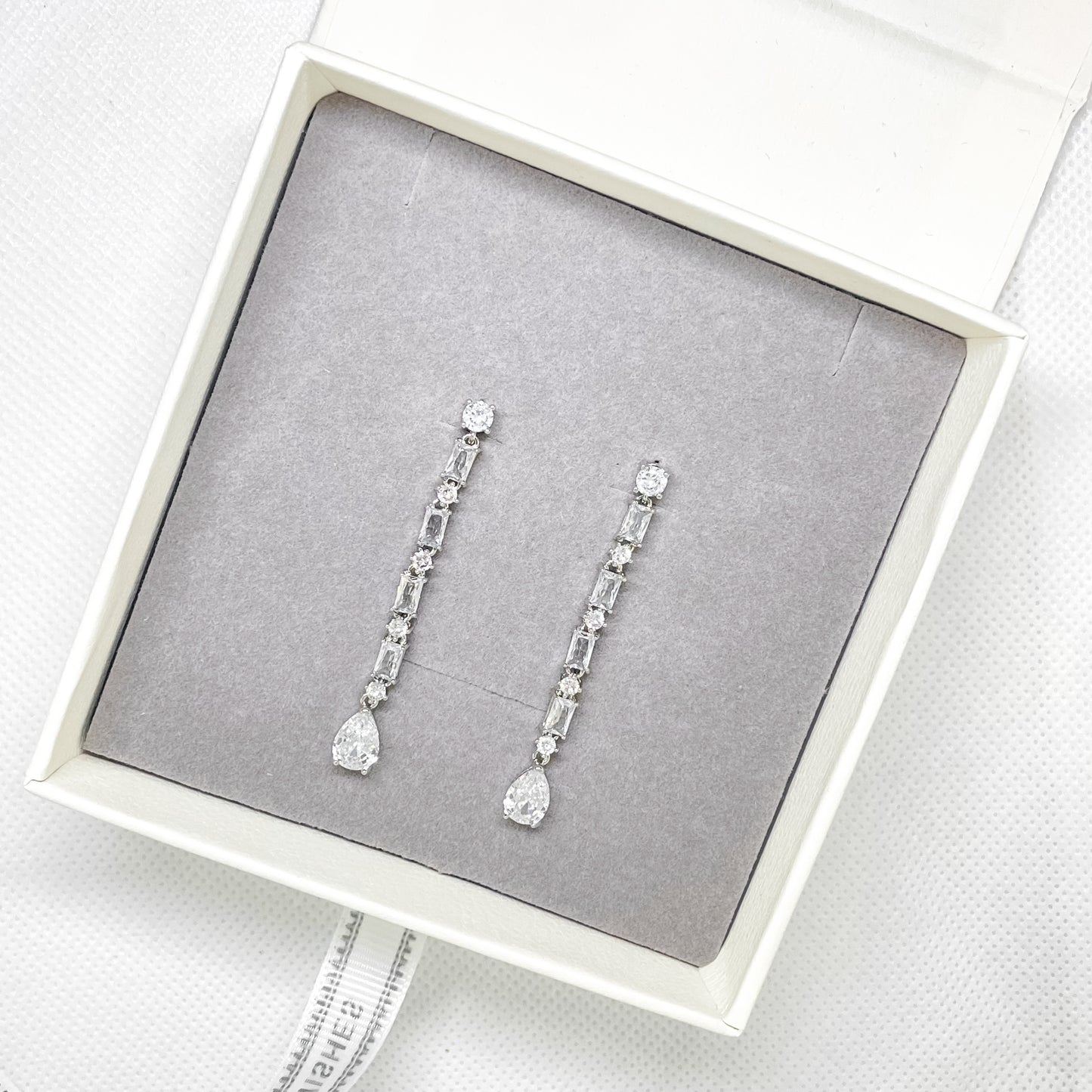 Boucles d'oreilles Chloe Silver CZ
