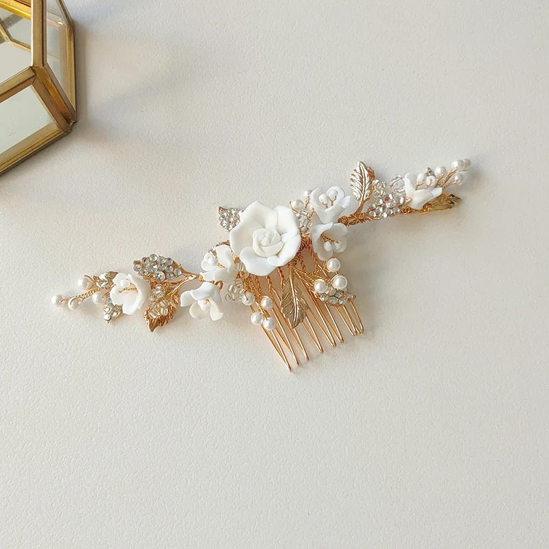 Nadia Boho Vine Hair Comb - Lizabetha Parker