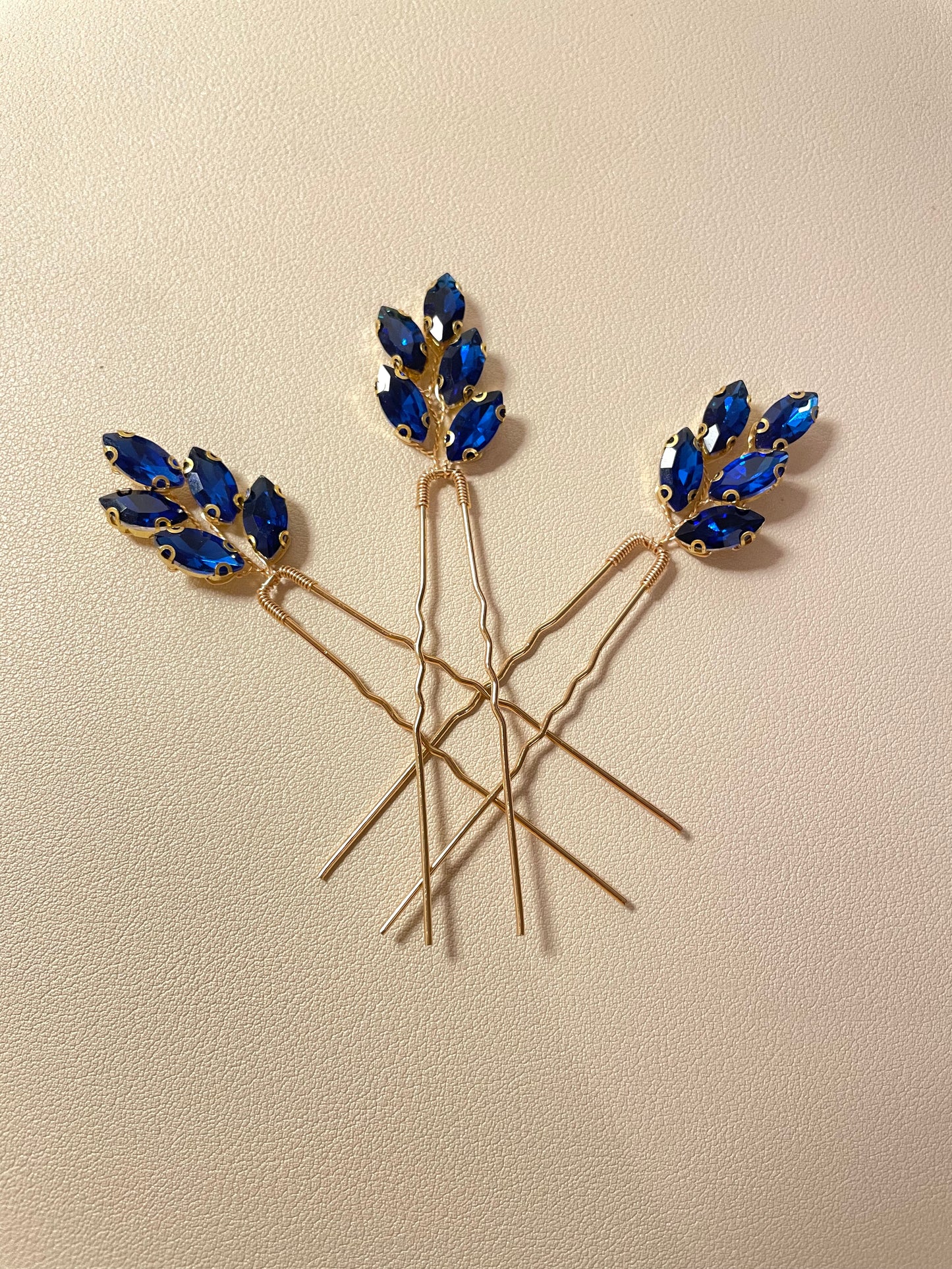 Mila Crystal Hair Pins - Lizabetha Parker