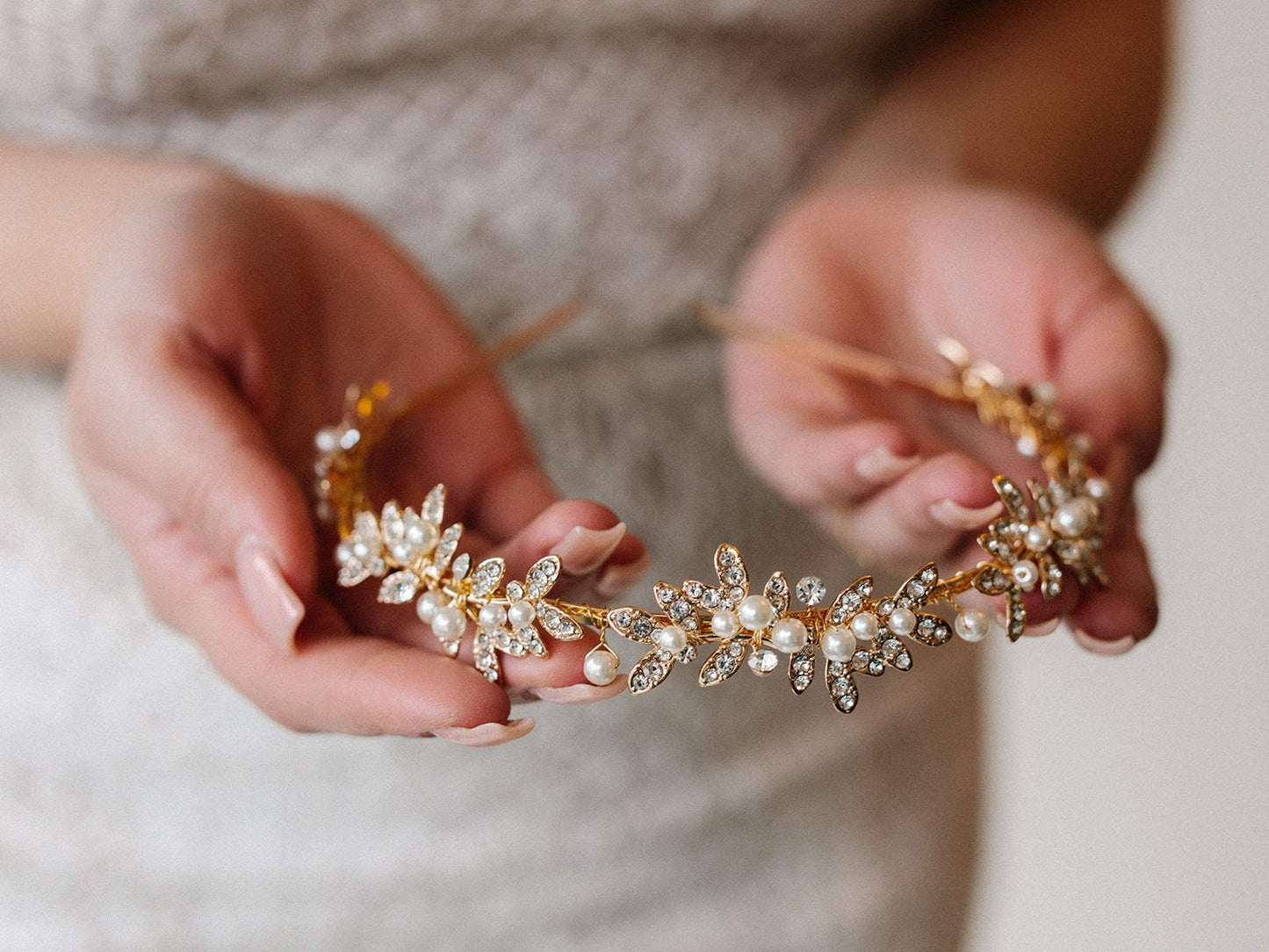 Alivia Vine Bridal Headband - Lizabetha Parker