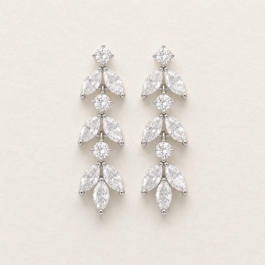 Boucles d'oreilles pendantes Ella CZ