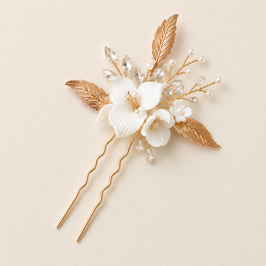 Épingles à cheveux Lou Flower et Pearl