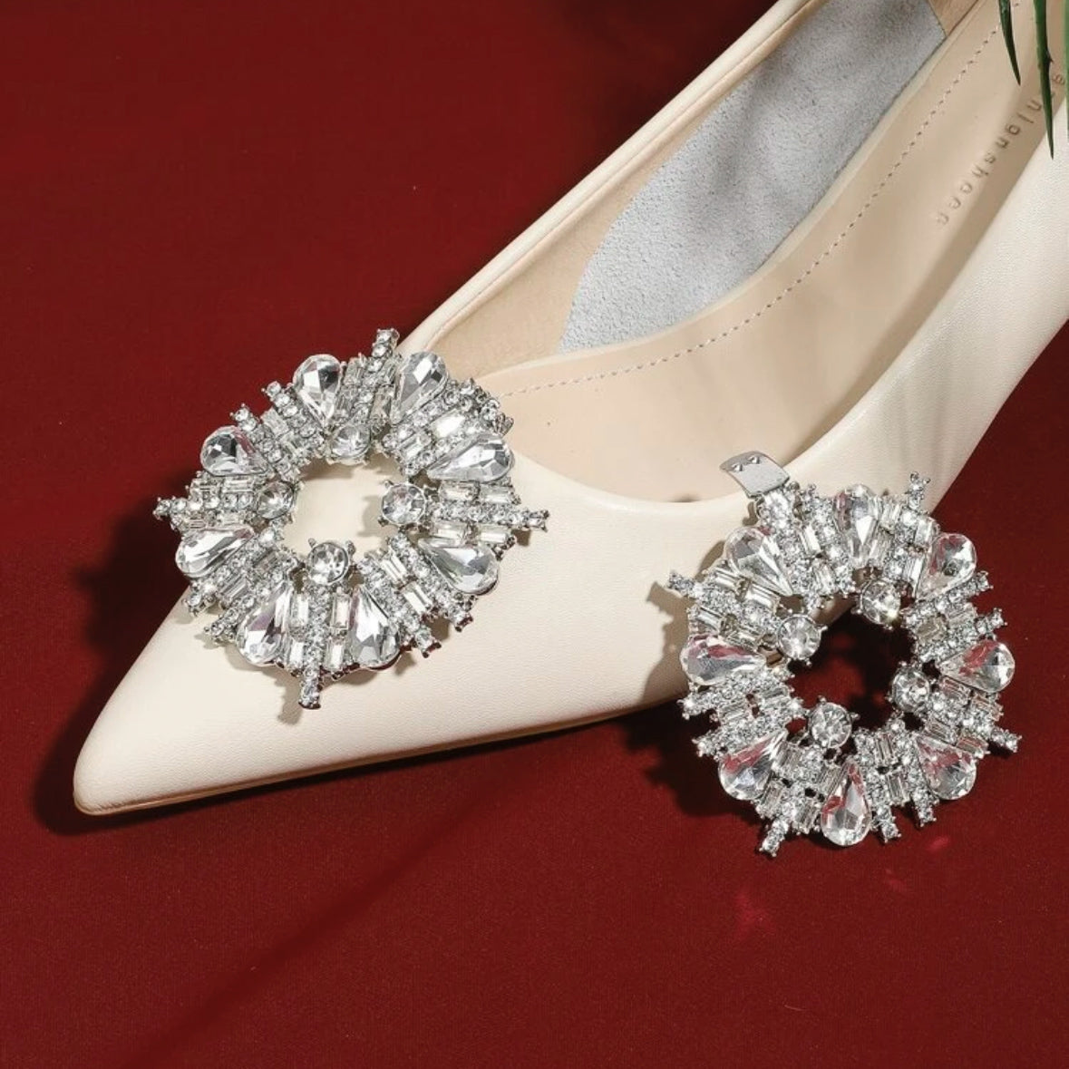 Clips de chaussures décoratifs en strass