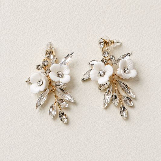Boucle d'oreille Remi Flower Statement