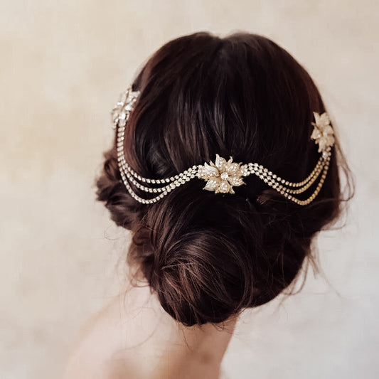 Peigne à cheveux en chaîne Adalyn