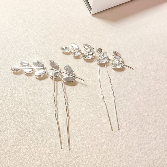 Épingle à cheveux en cristal Arlene (lot de 2)