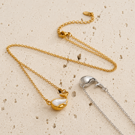 Marielle Dolphin Shell Necklace