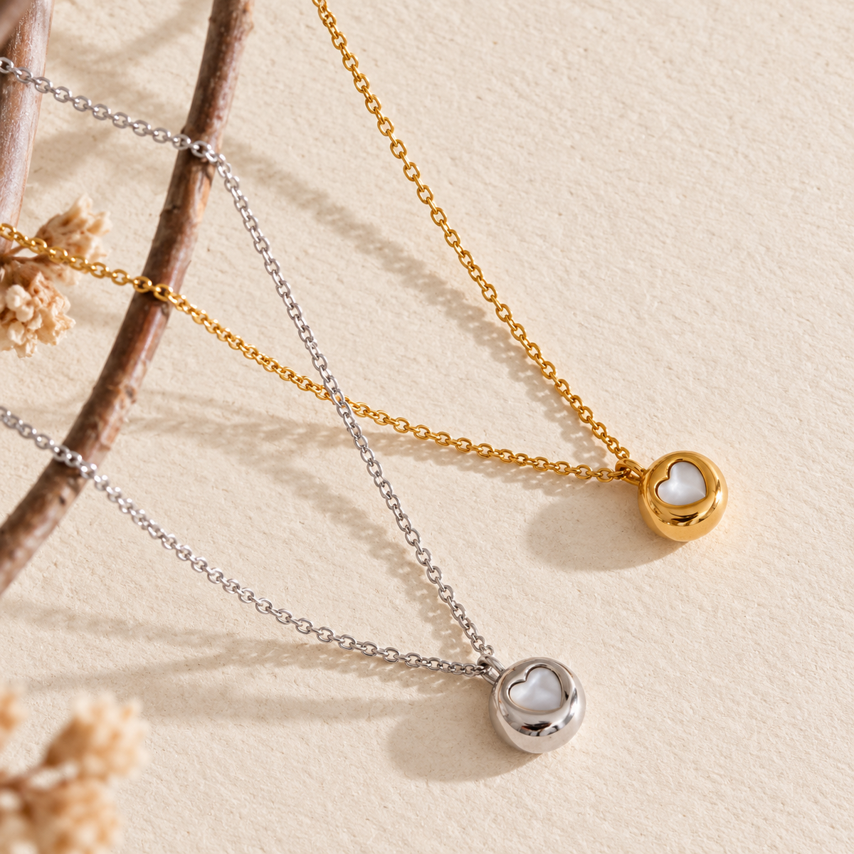 Solenne Shell Pendant Necklace