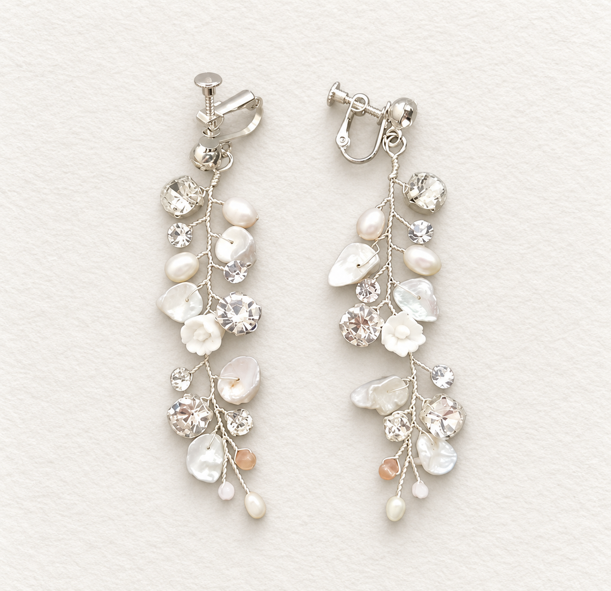 SABRINA Pearl Vine Earrings