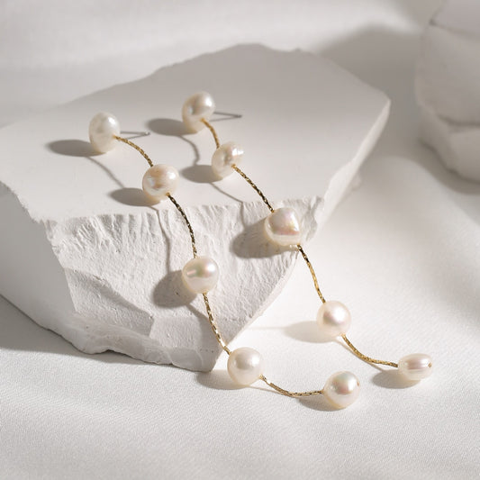 Camila Pearl Drop Earring - Lizabetha Parker