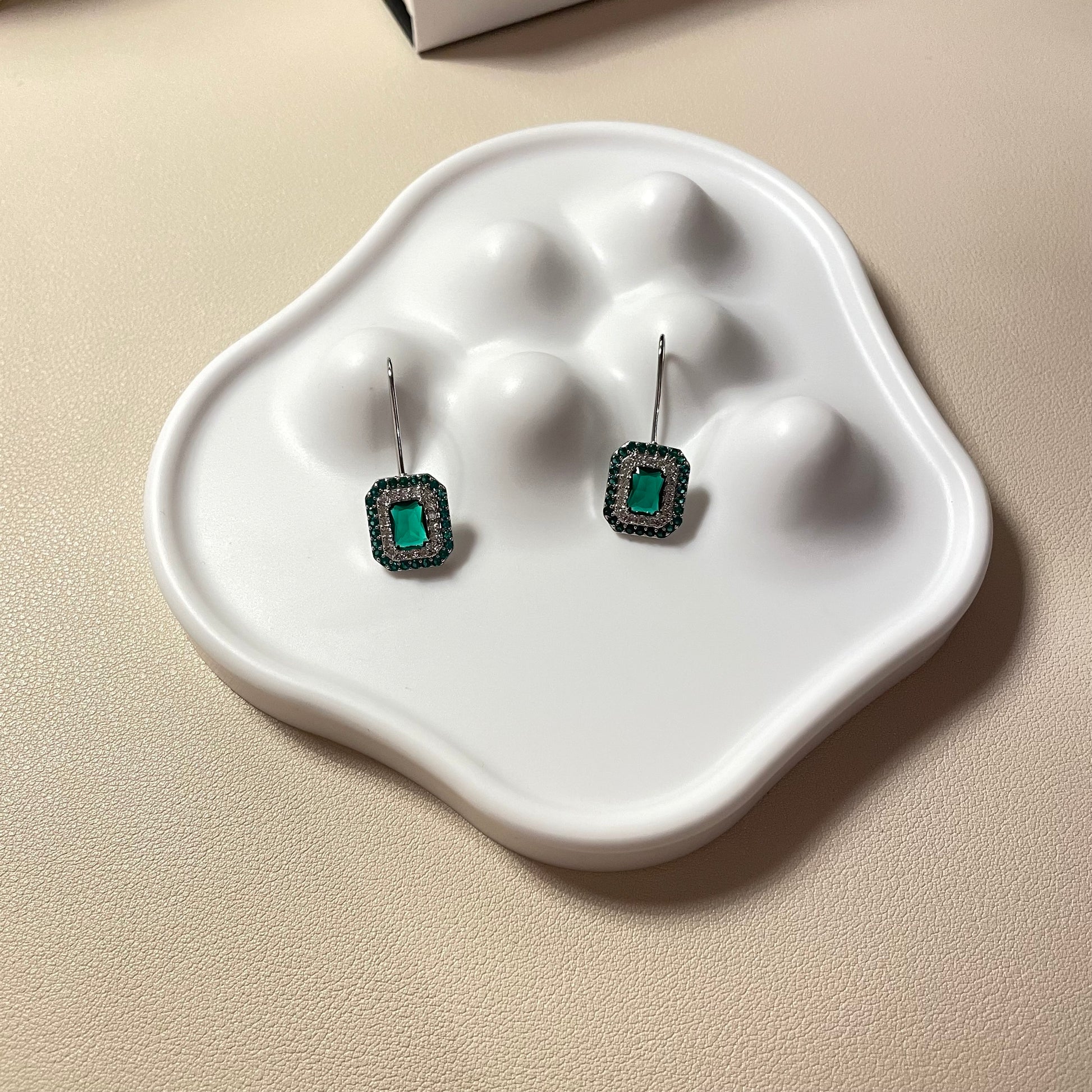 Harley Emerald Drop Earrings - Lizabetha Parker