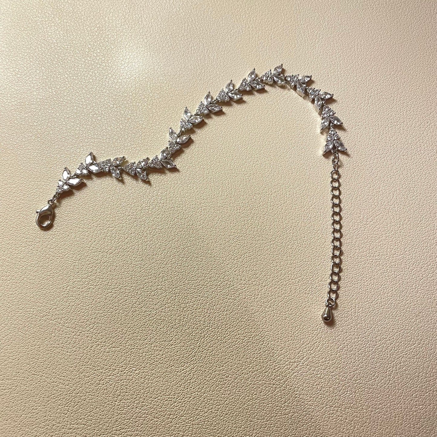 Daisy Silver CZ Bracelet