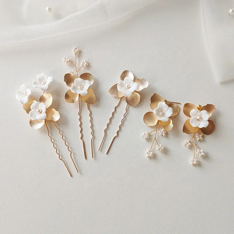 Val Flower Earring