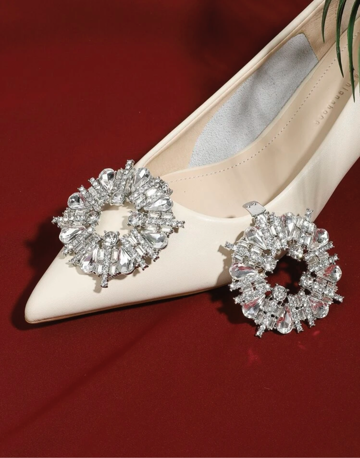 Rhinestone Decorative Shoe Clips