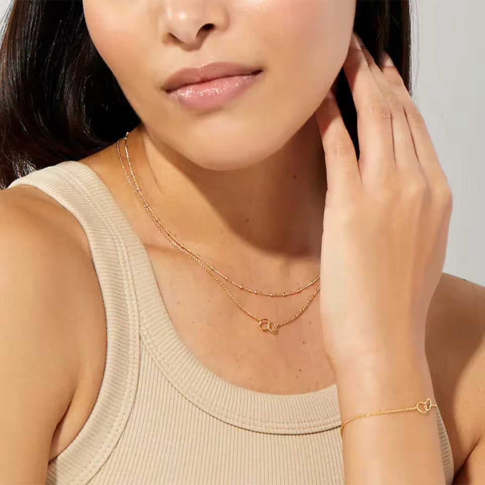 Elodie Interlocking Layered Necklace