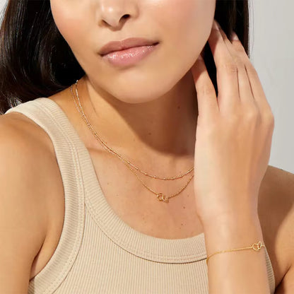 Elodie Interlocking Layered Necklace