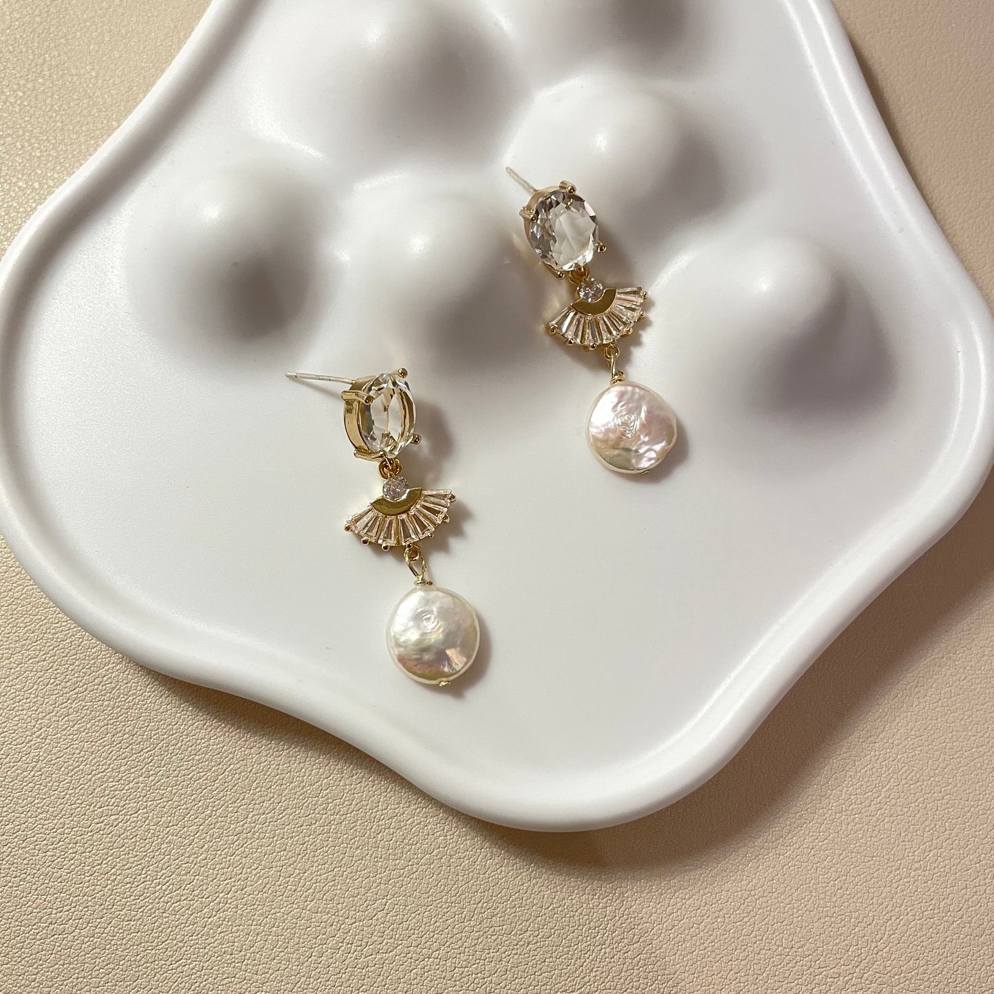 Emma Pearl Drop Earring - Lizabetha Parker