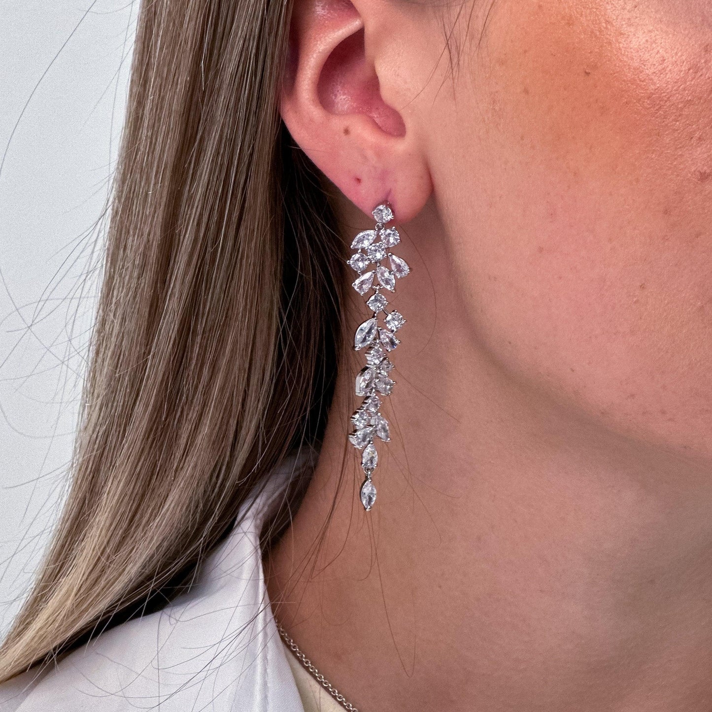 Cora CZ Statement Earrings - Lizabetha Parker