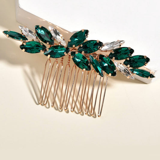 Emerald Mini Hair Comb - Lizabetha Parker
