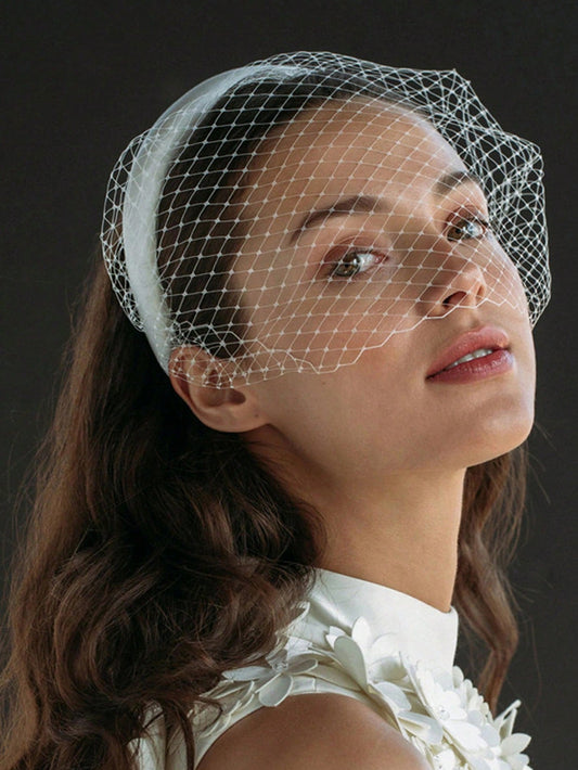 Gail Vintage Beaded Headband Mesh - Lizabetha Parker