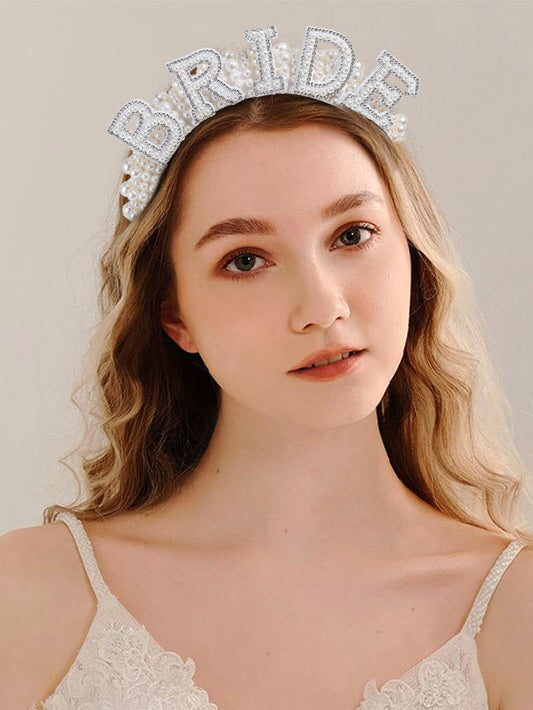 Bride Pearl Headband - Lizabetha Parker