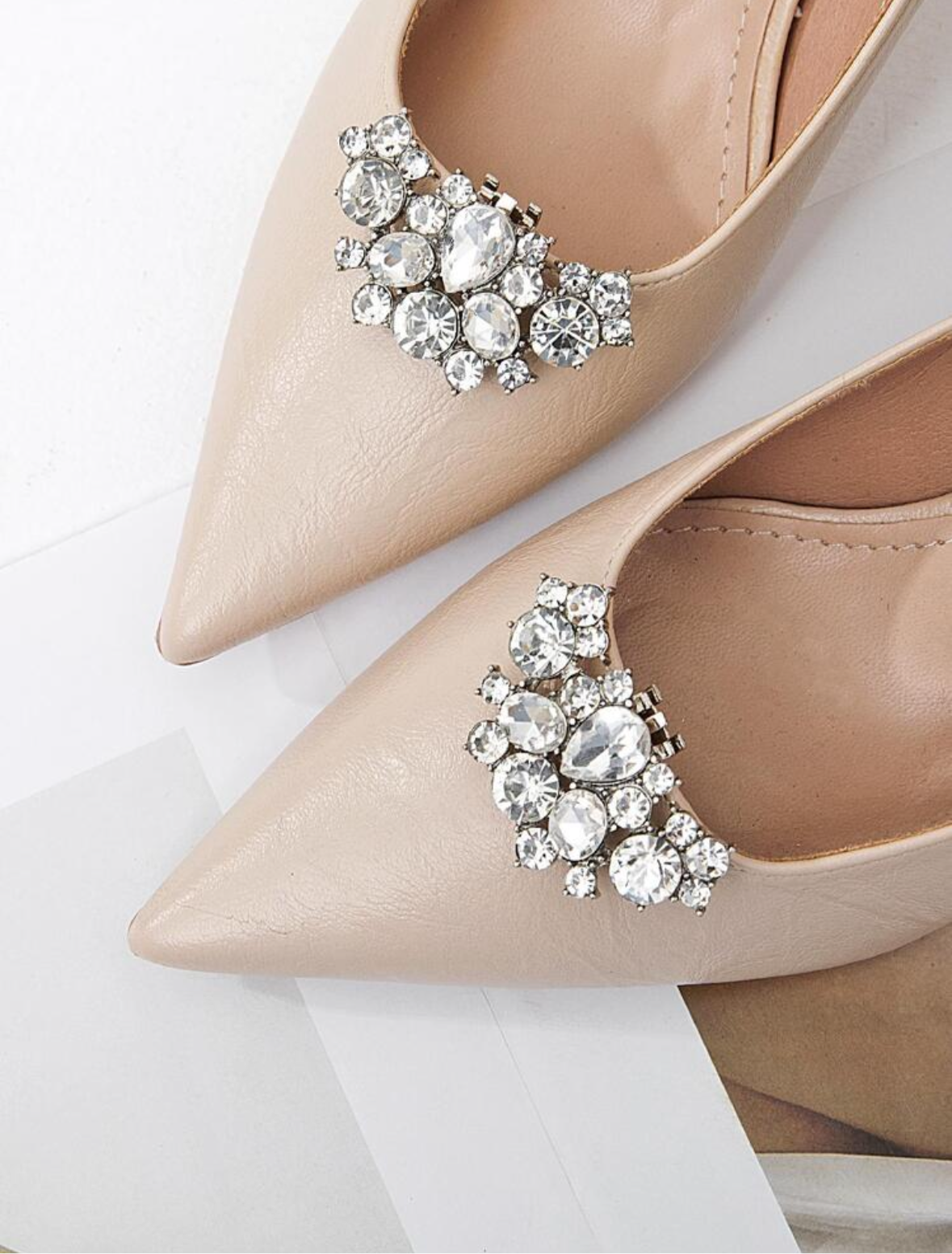 Rhinestone Decorative Shoe Clips