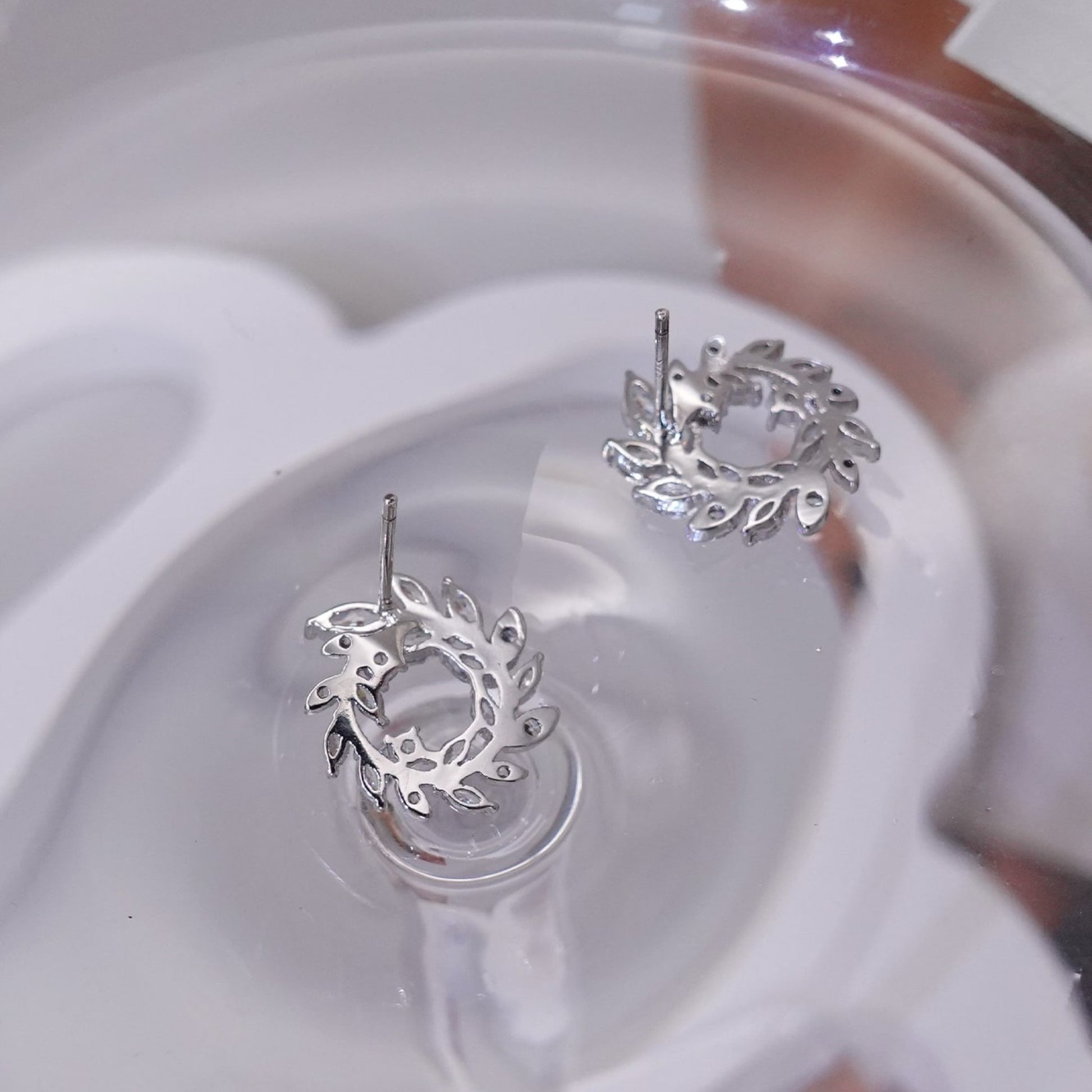 Amelia Silver CZ Stud Earring - Lizabetha Parker
