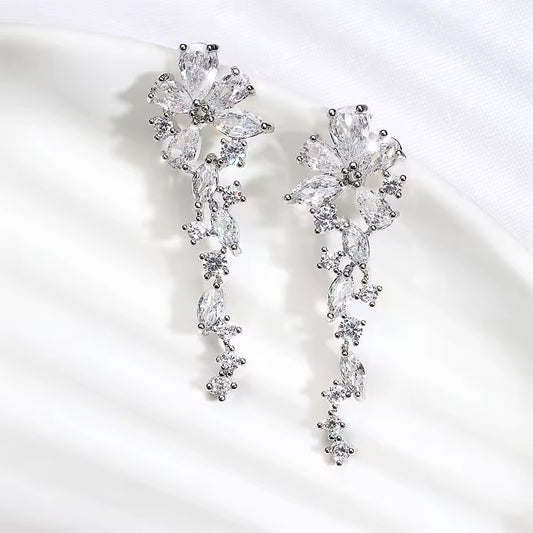 Carmen Drop Bridal Earrings - Lizabetha Parker