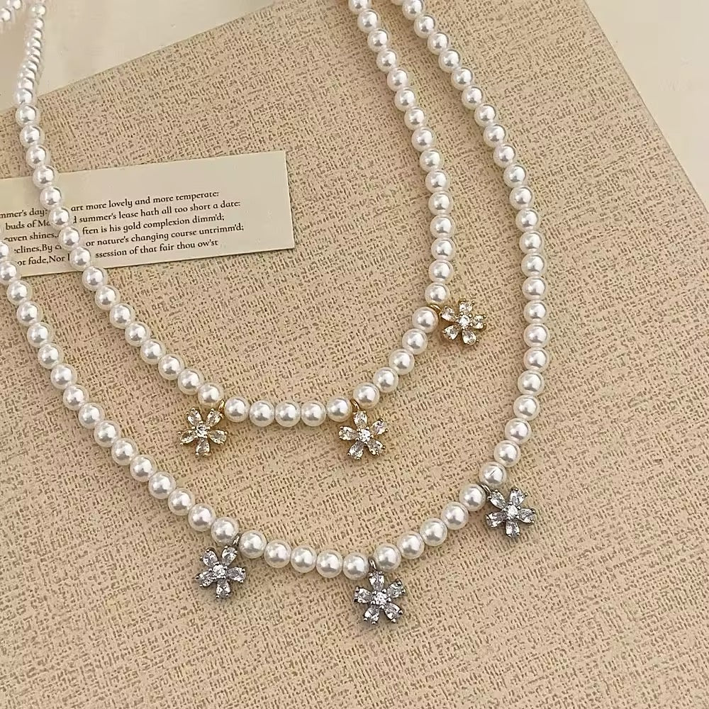 Pearl Bead Choker Necklace - Lizabetha Parker