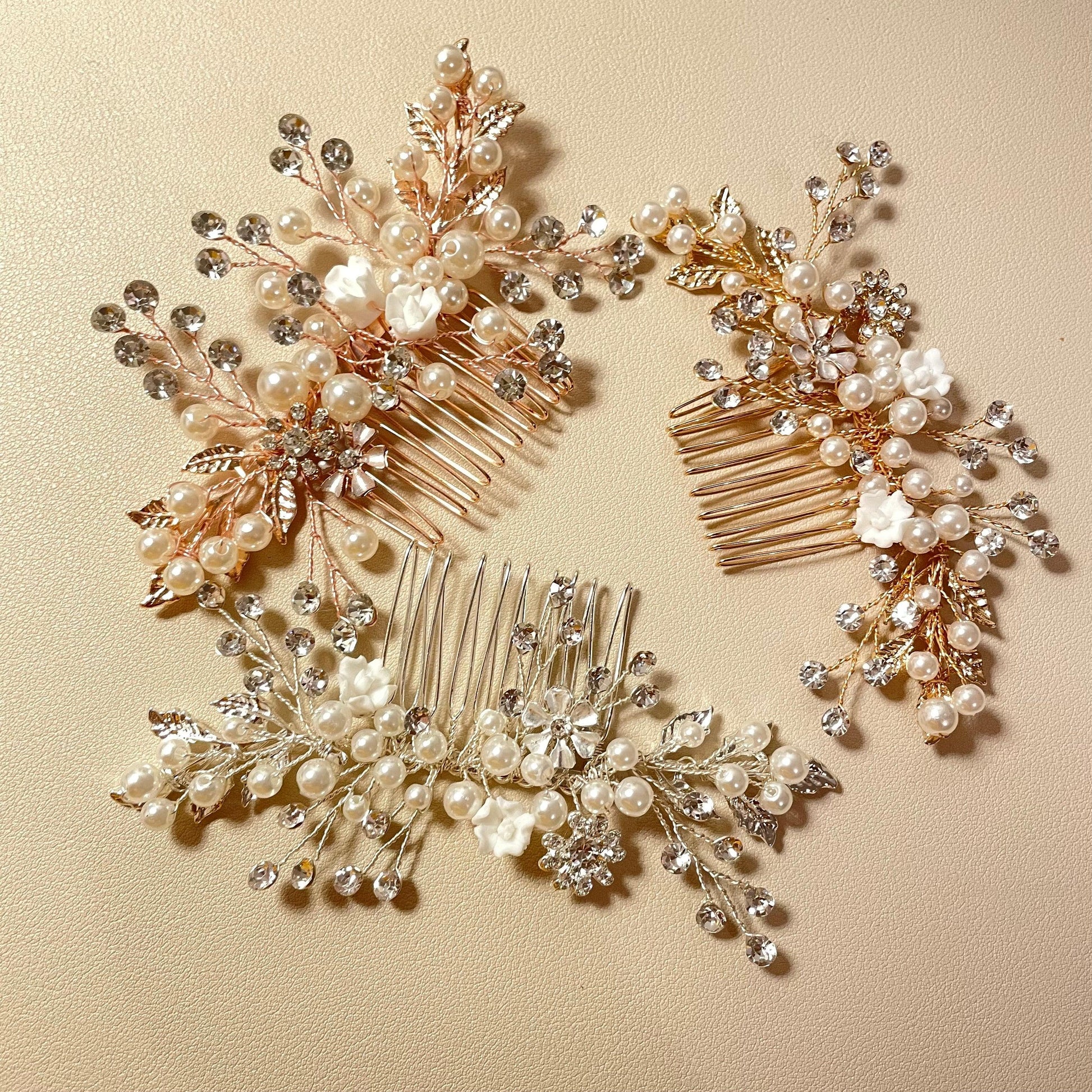 Callie Bridal Hair Vine Comb - Lizabetha Parker