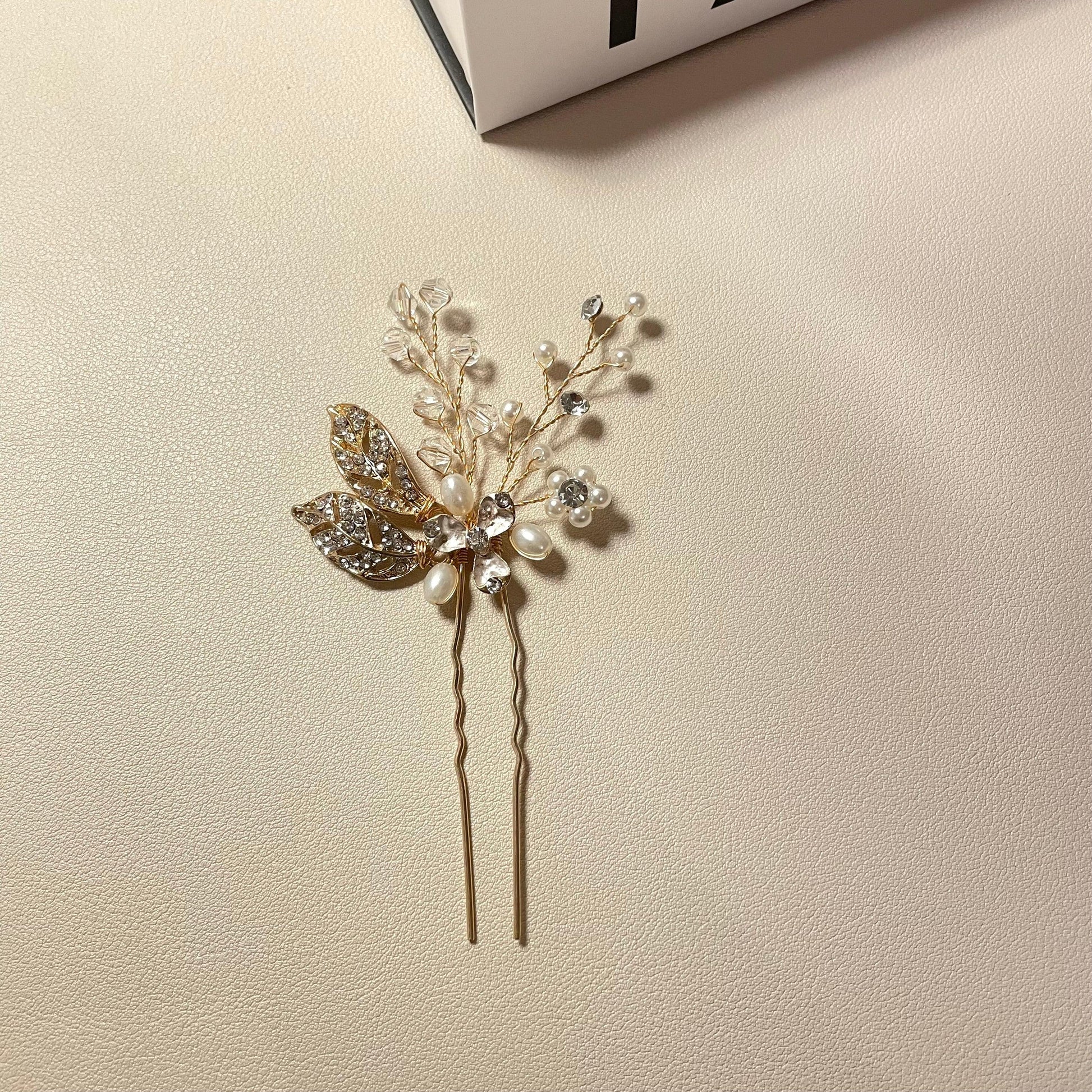 Nora Leaf Hair Pins (Set of 2) - Lizabetha Parker