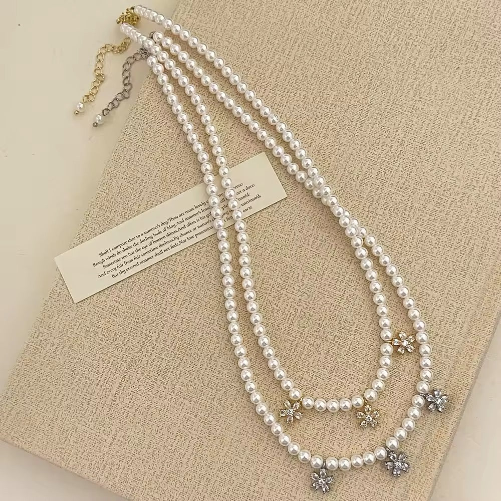 Pearl Bead Choker Necklace - Lizabetha Parker