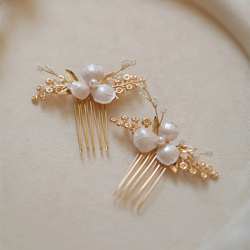 Betha Bridal Hair Comb - Lizabetha Parker