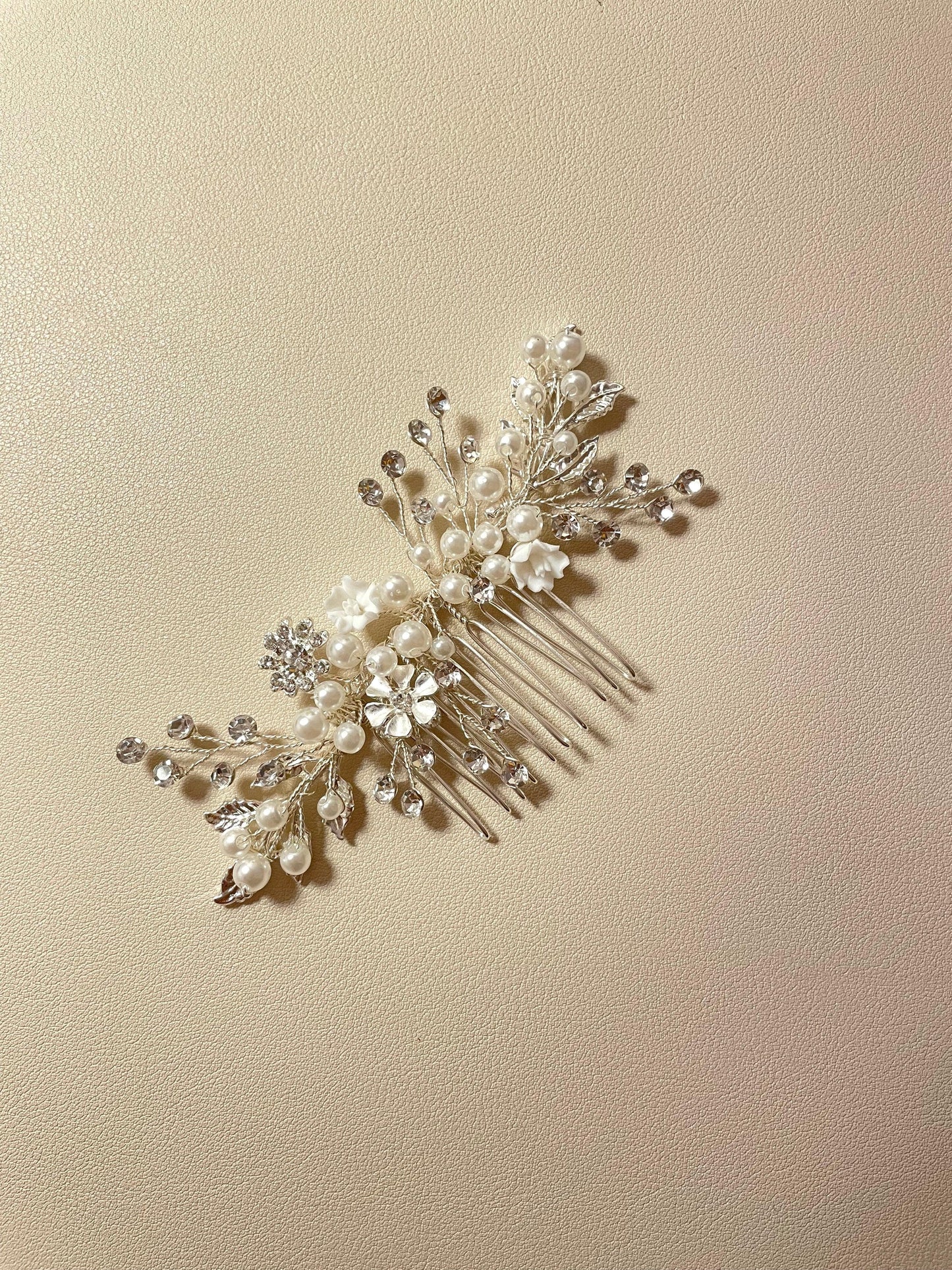 Callie Bridal Hair Vine Comb - Lizabetha Parker