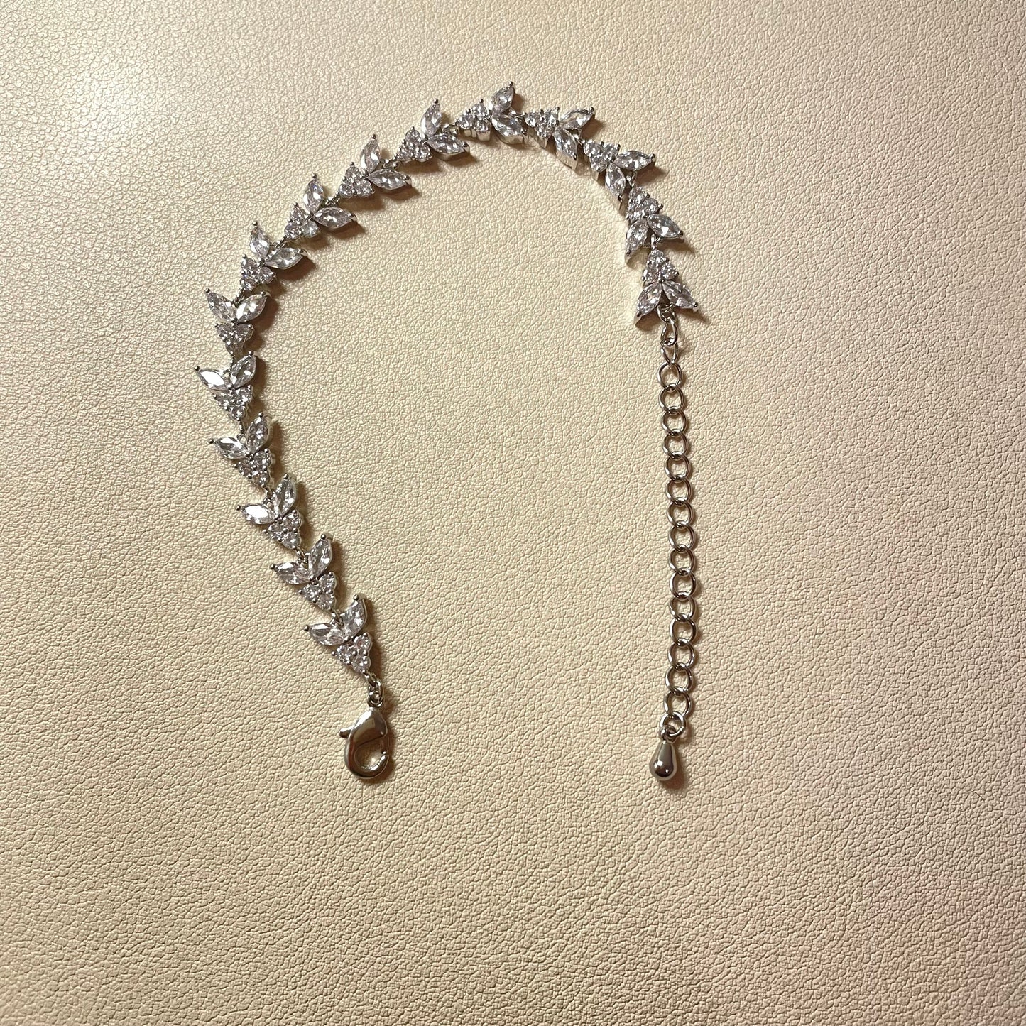 Daisy Silver CZ Bracelet