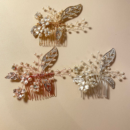 Nora Leaf Hair Comb - Lizabetha Parker