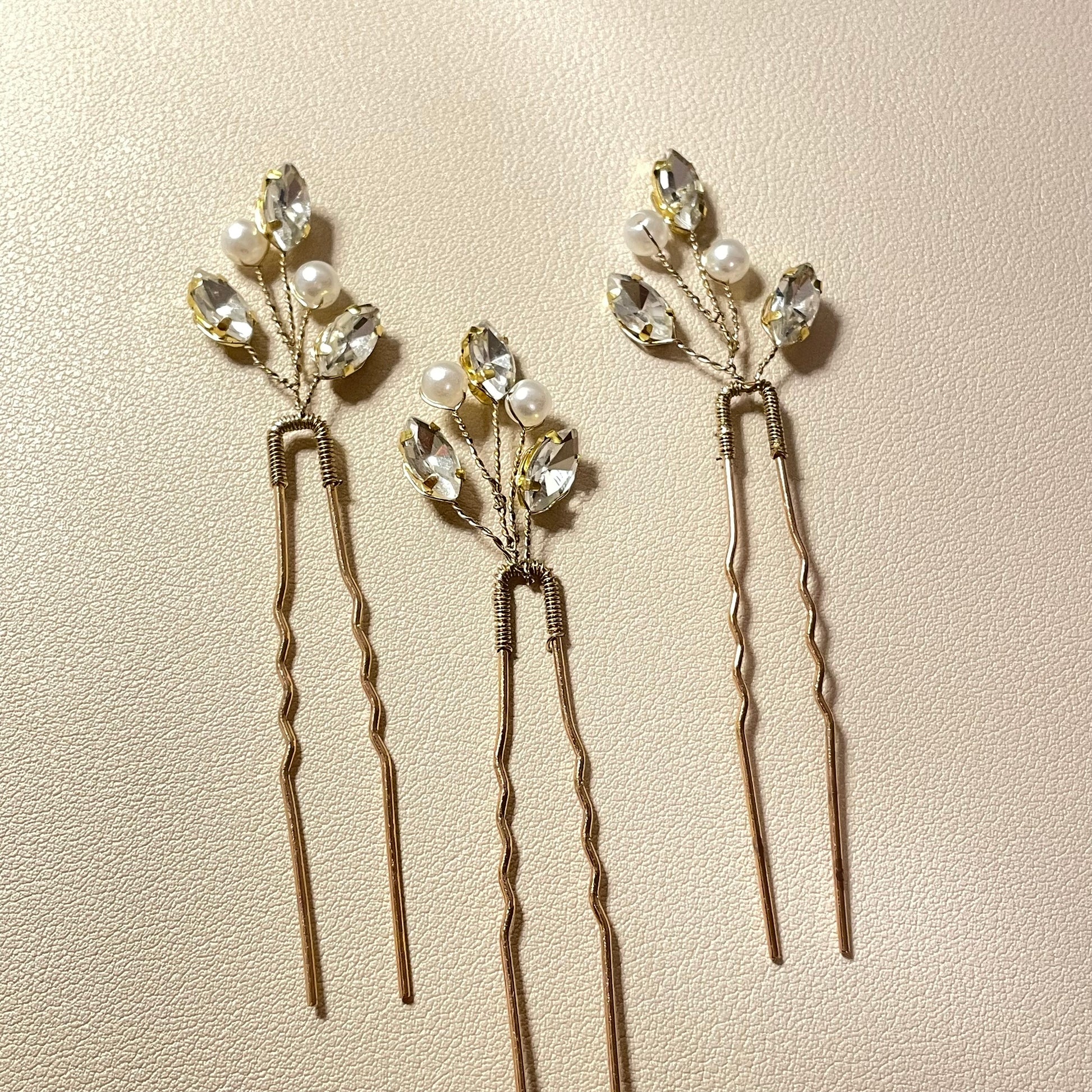 Ophelia Hair Pins (Set of 3) - Lizabetha Parker