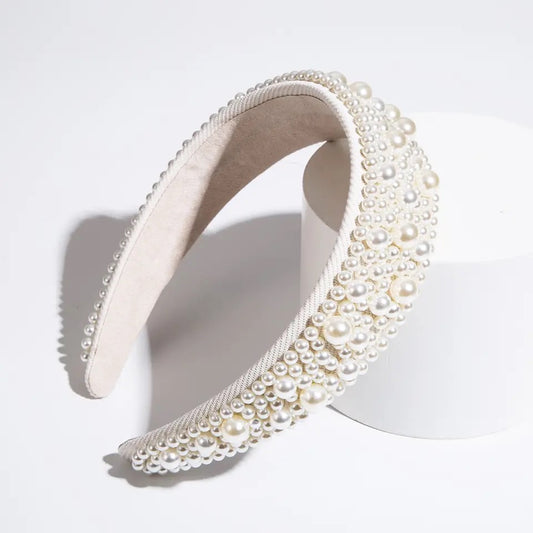 Delicate Pearl Headband - Lizabetha Parker